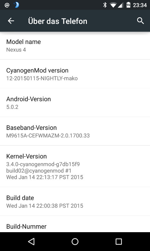 cyanogenmod 12 android 5 lollipop